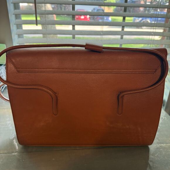 Cleo & Patek Paris Camel Leather Vintage Briefcase - Picture 7 of 10